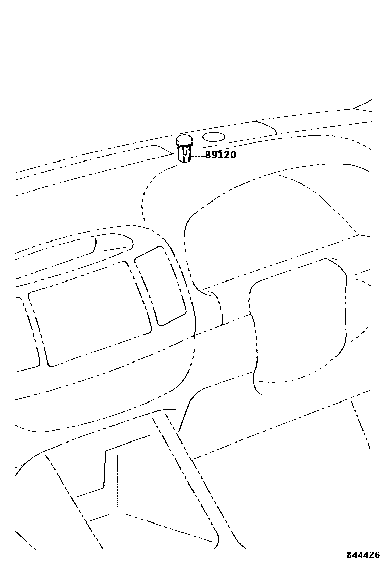 Toyota CAMRY 自动灯控系统(灯控) EPC diagram — 844426