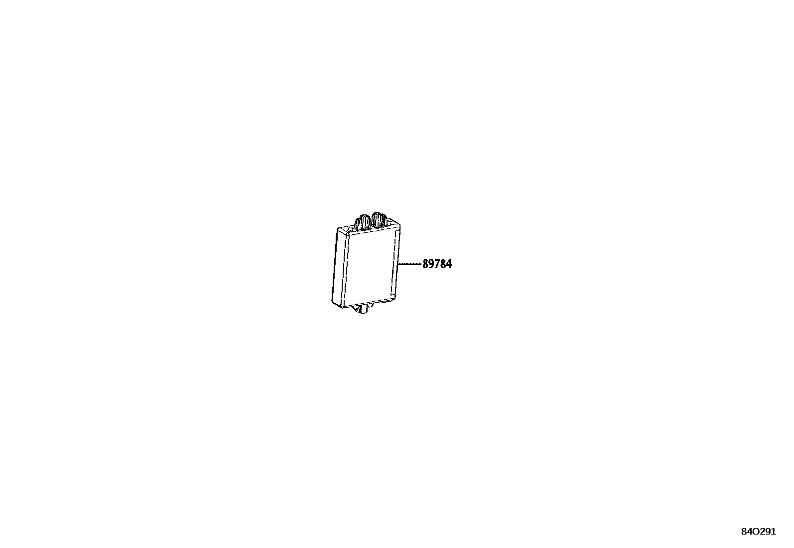 Toyota CAMRY 防盗装置 EPC diagram — 84O291