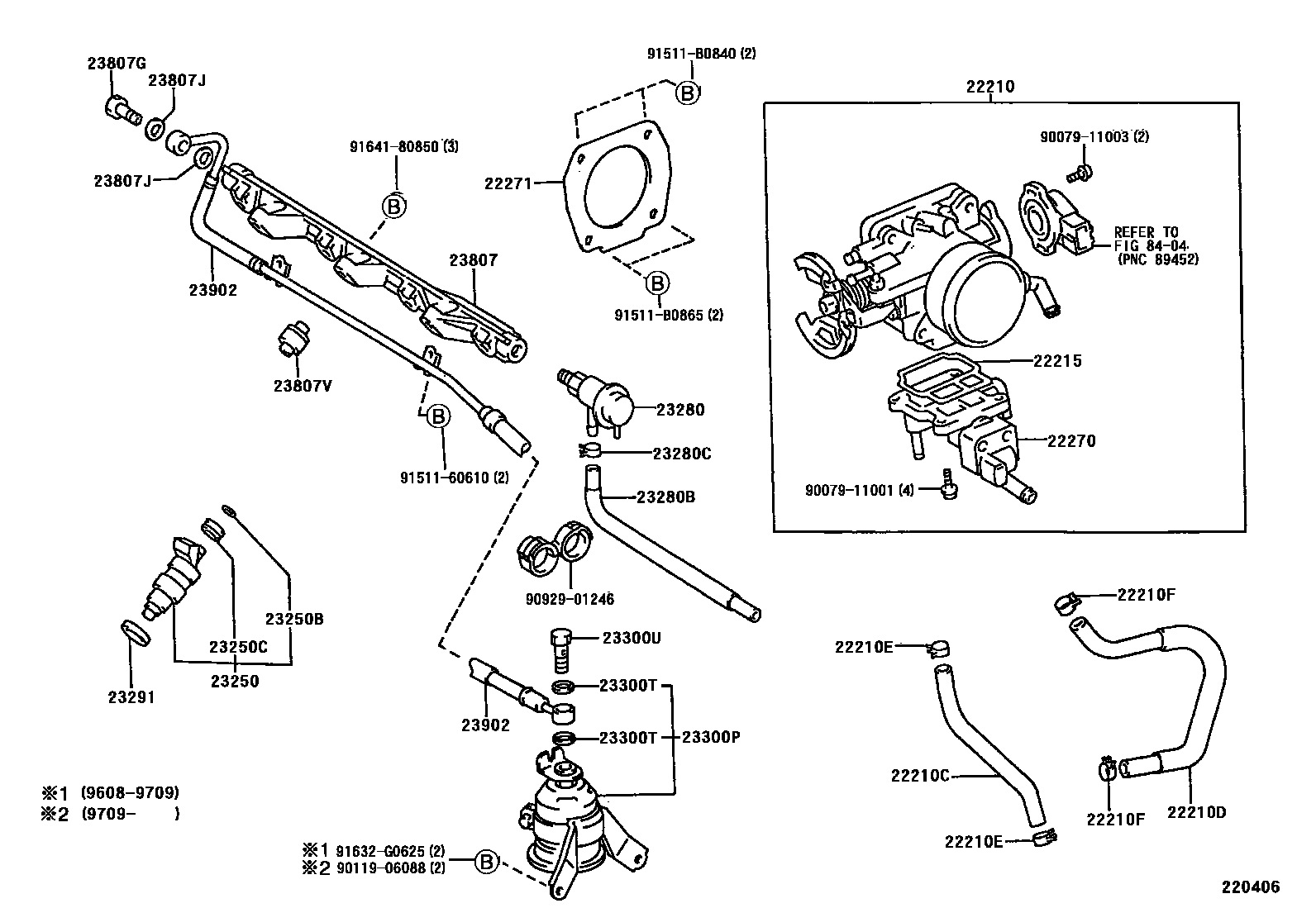 Toyota RAV4 燃油喷射系统 EPC diagram — 220406