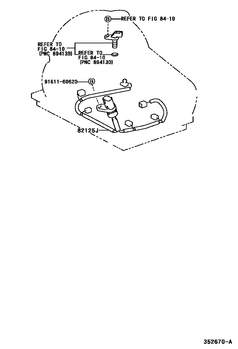 Toyota RAV4 阀体和滤油网(ATM) EPC diagram — 352670A