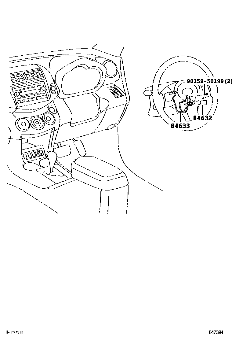 Toyota RAV4 巡航控制(自动行驶) EPC diagram — 847394