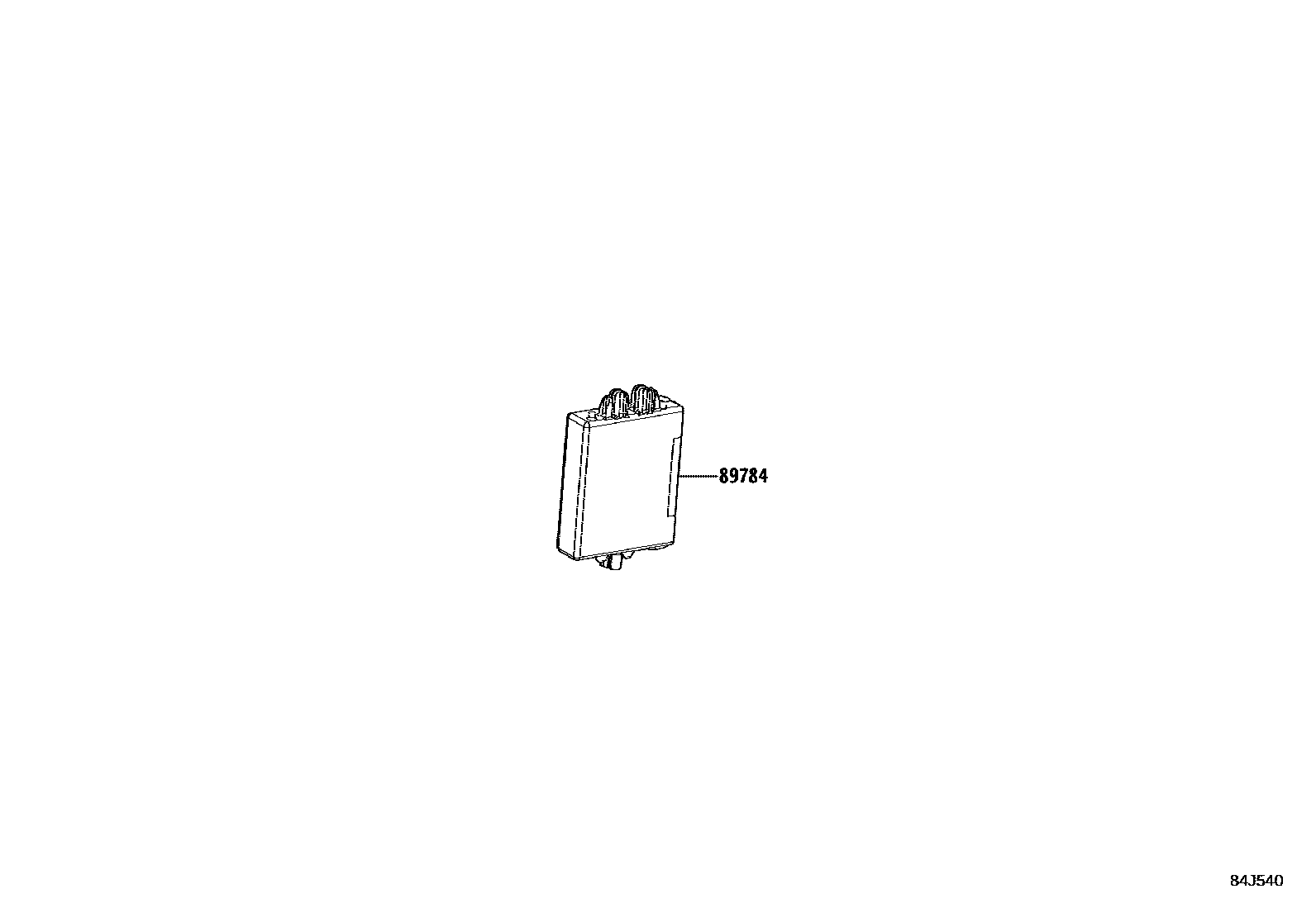 Toyota RAV4 防盗装置 EPC diagram — 84J540