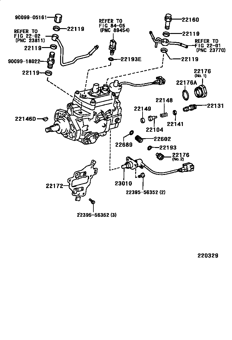 Toyota HILUX 喷油泵体 EPC diagram — 220329