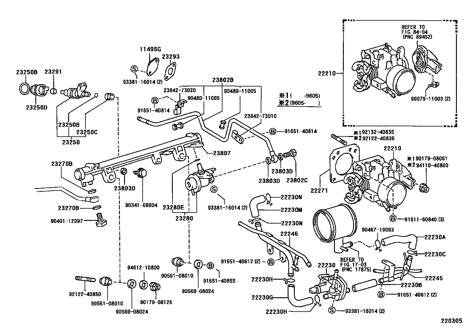 Toyota HILUX 燃油喷射系统 EPC diagram — 220305