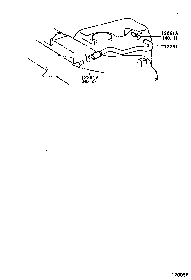 Toyota HILUX Ventilation Hose EPC diagram — 120056