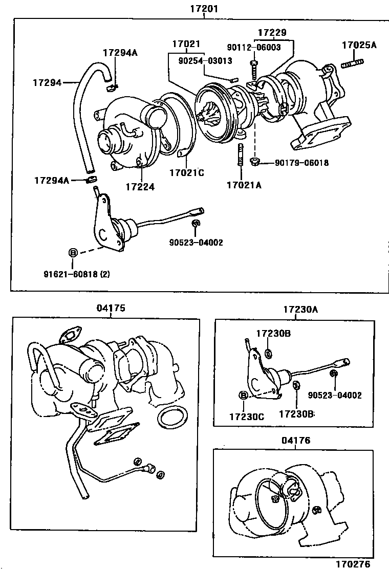 Toyota HILUX Manifold EPC diagram — 170276