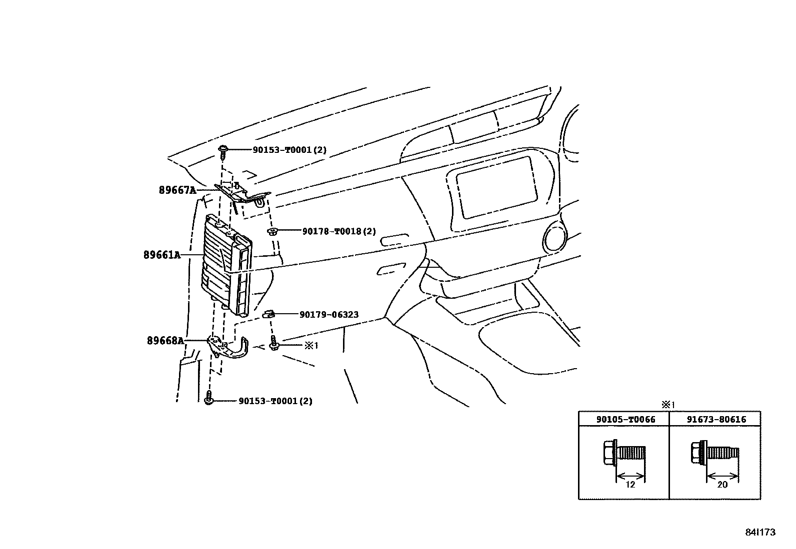 Toyota HILUX 电子控制柴油机(ECD) EPC diagram — 84I173