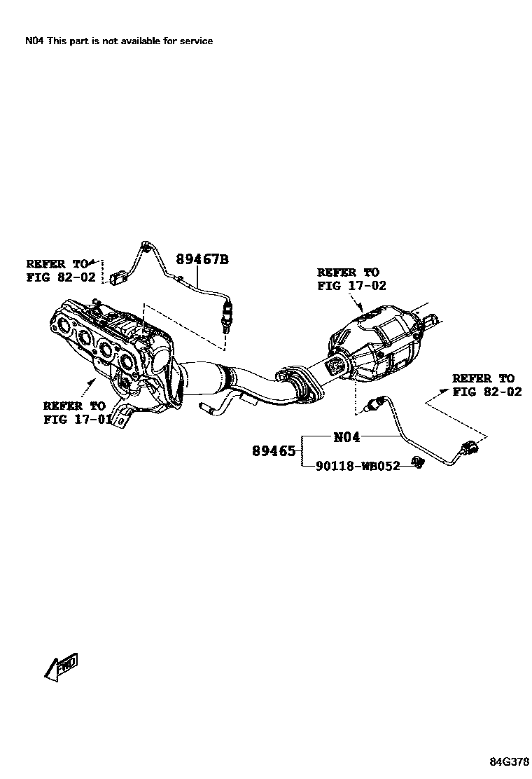 Toyota YARIS 开关和继电器和ECU EPC diagram — 84G378