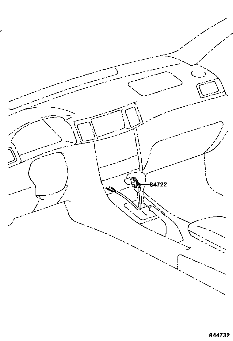 Toyota COROLLA 超速档和电子控制变速器 EPC diagram — 844732