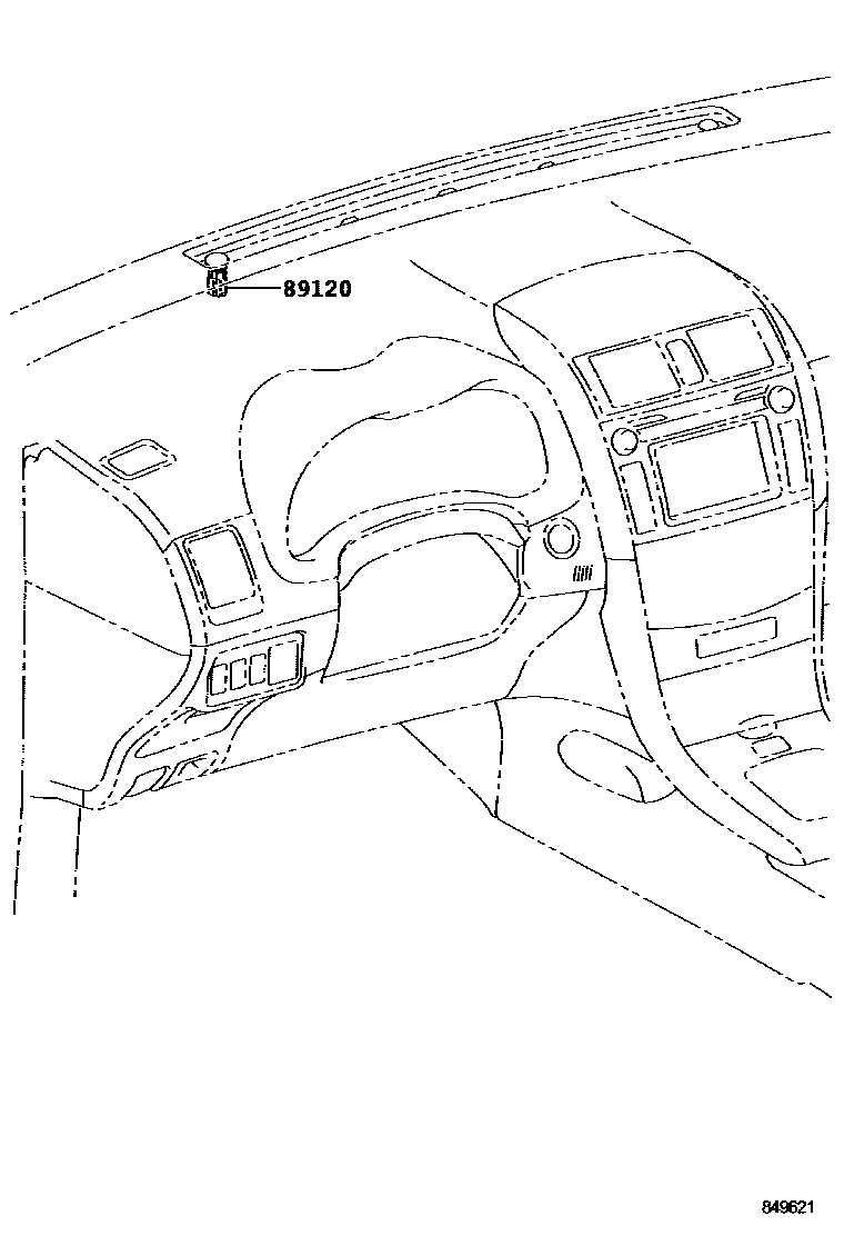 Toyota COROLLA 自动灯控系统(灯控) EPC diagram — 849621
