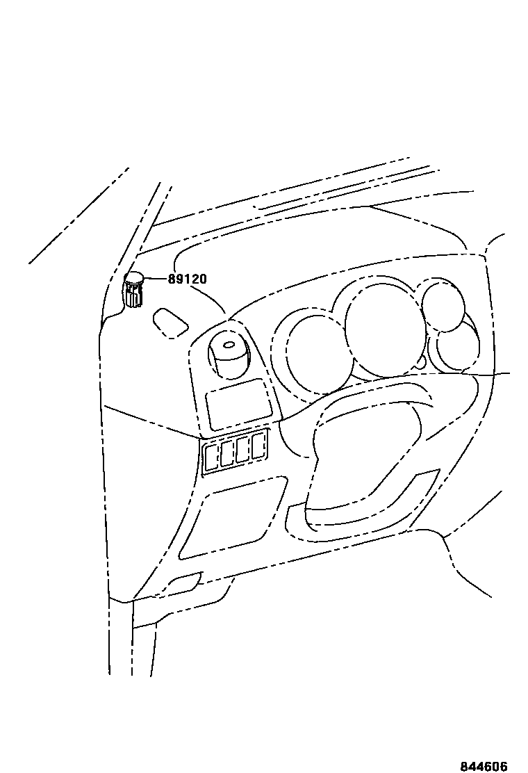 Toyota COROLLA 自动灯控系统(灯控) EPC diagram — 844606