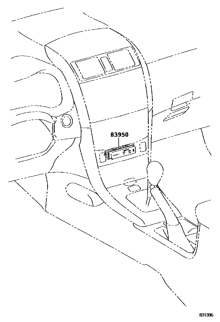 Toyota COROLLA indicator light EPC diagram — 831396