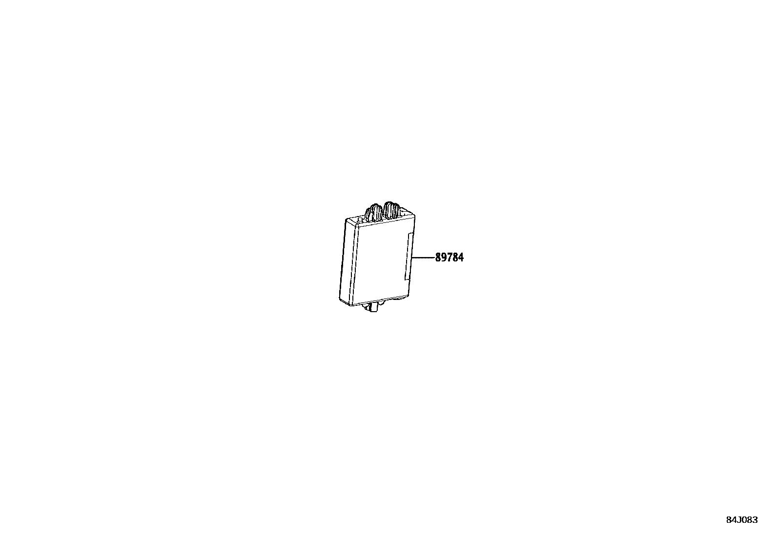 Toyota COROLLA 防盗装置 EPC diagram — 84J083