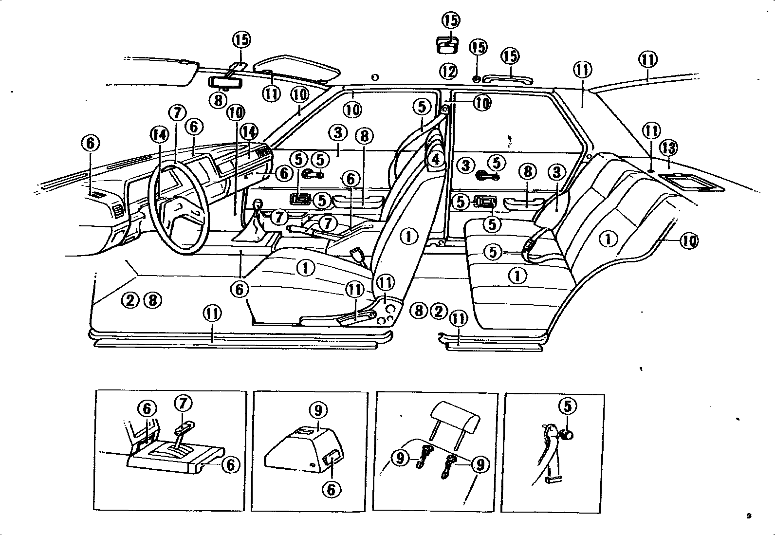 Toyota COROLLA 颜色判定表 EPC diagram — 790216