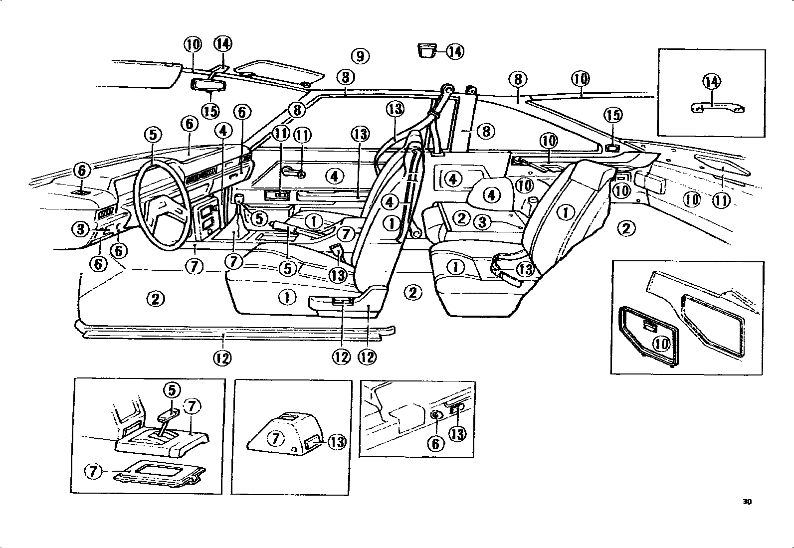 Toyota COROLLA 颜色判定表 EPC diagram — 790225