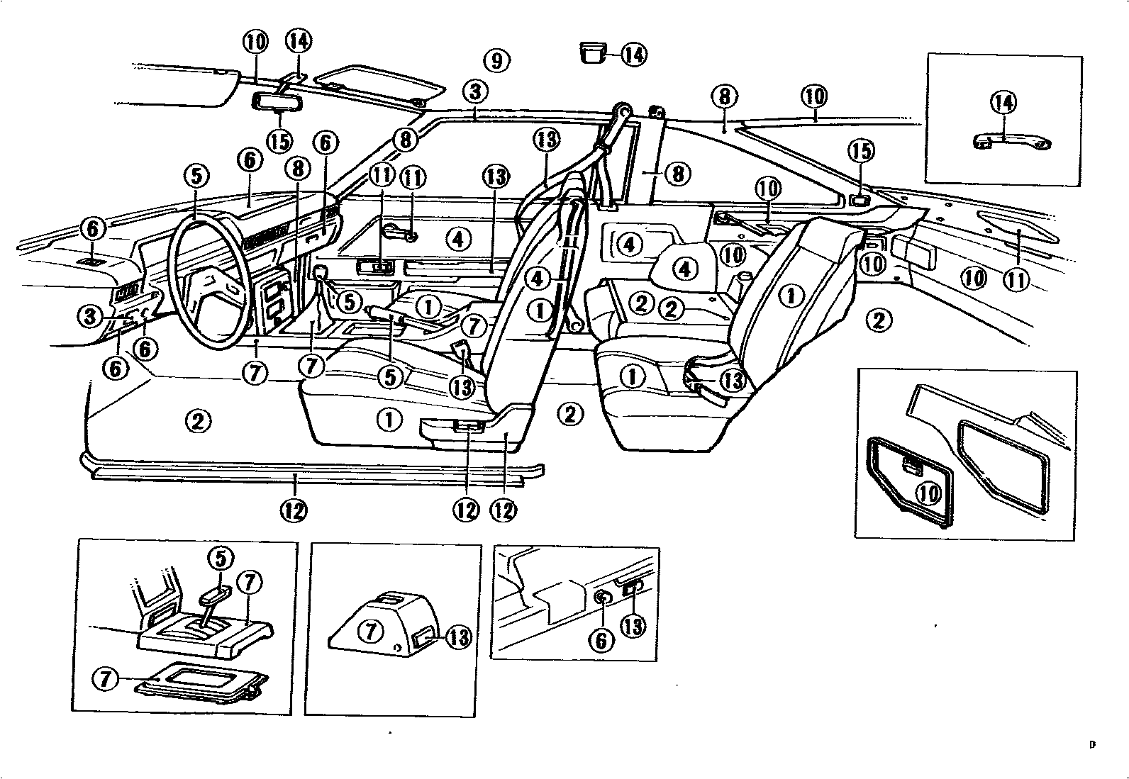 Toyota COROLLA 颜色判定表 EPC diagram — 790227