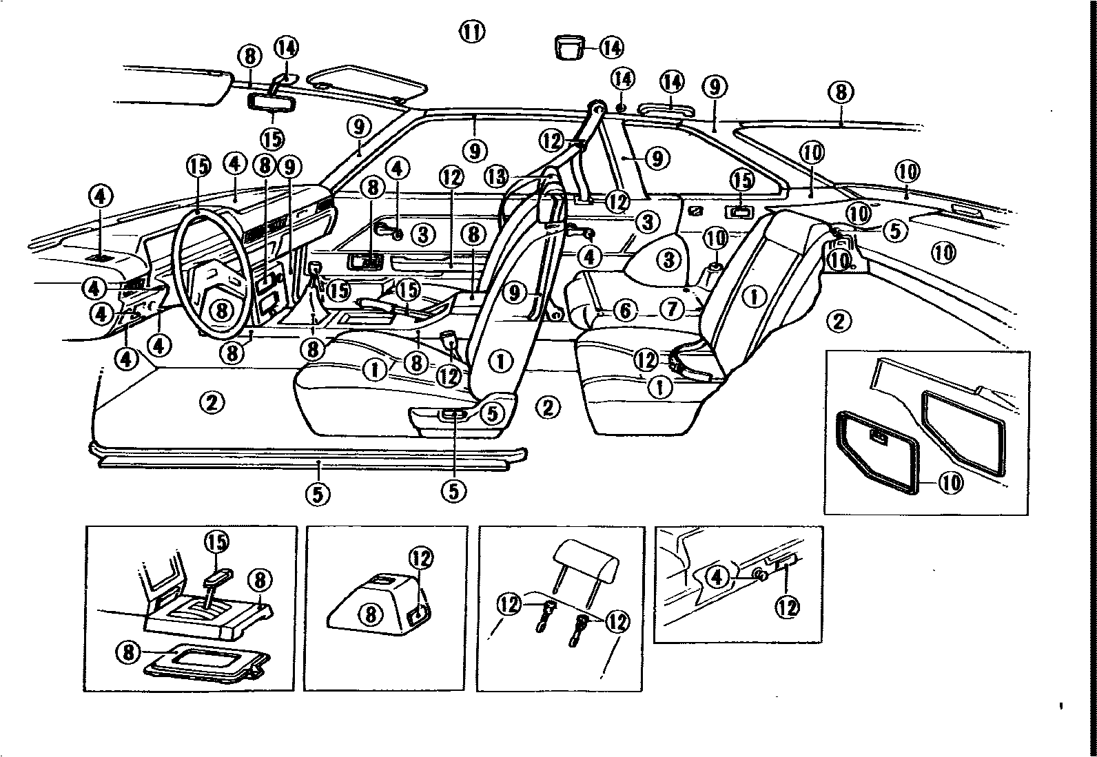 Toyota COROLLA 颜色判定表 EPC diagram — 790234