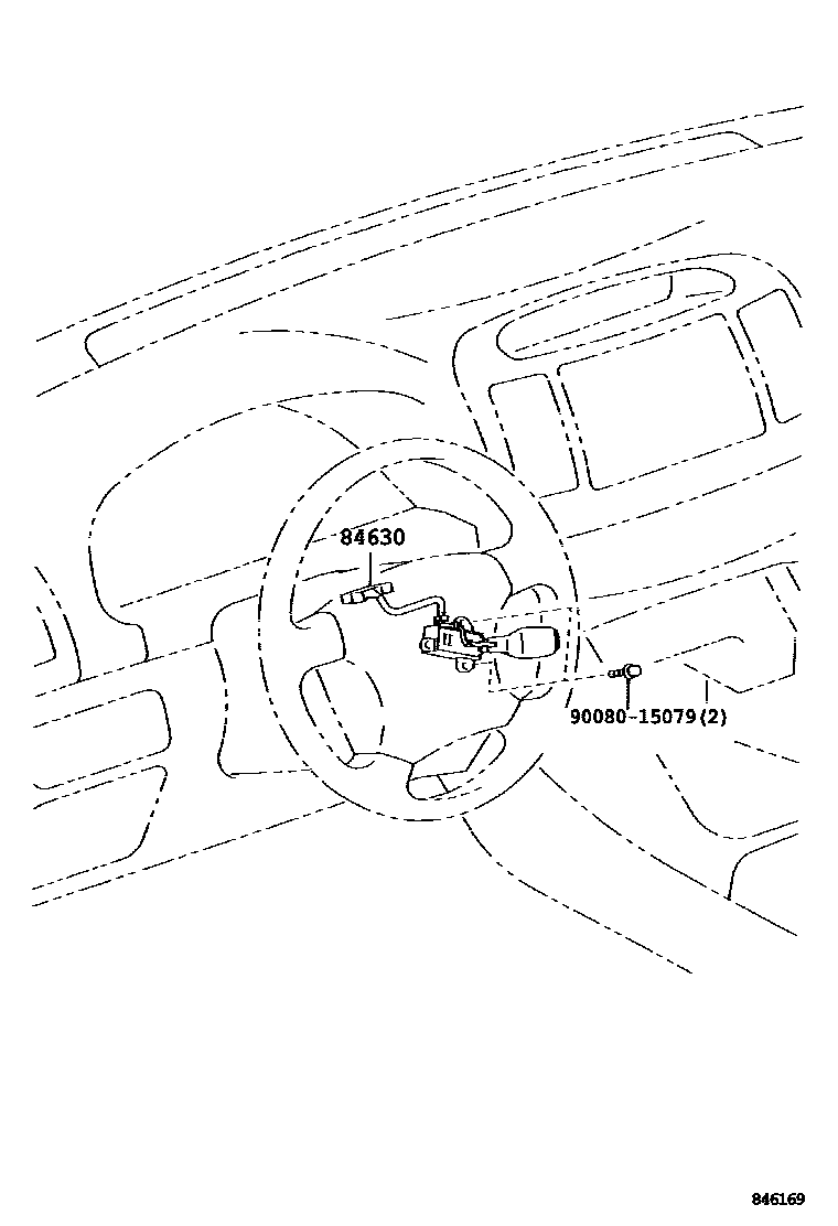 Toyota CAMRY 巡航控制(自动行驶) EPC diagram — 846169