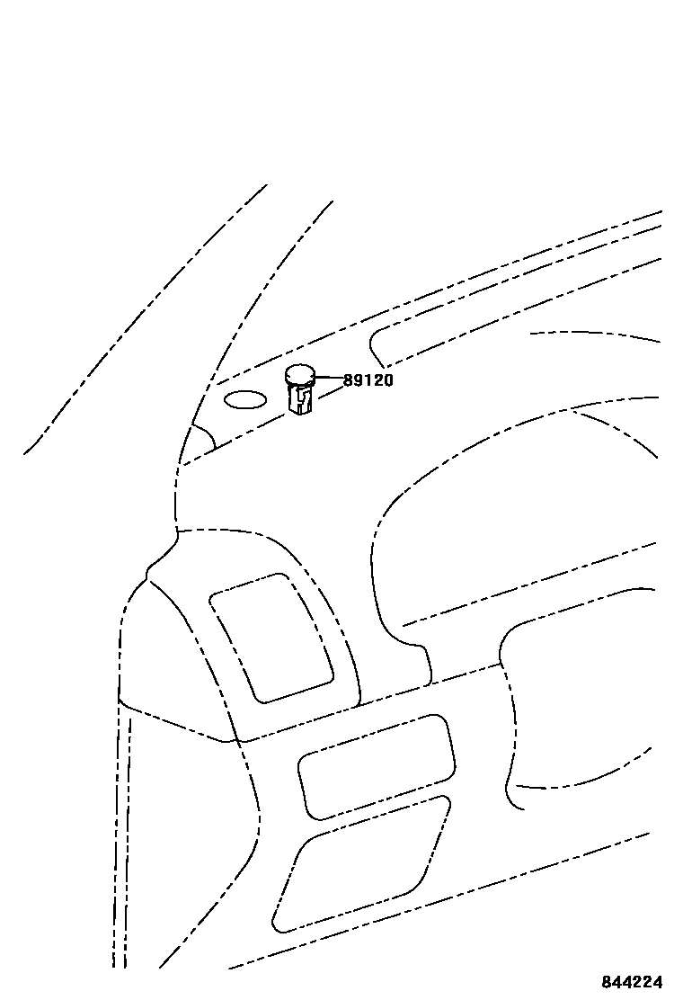 Toyota CAMRY 自动灯控系统(灯控) EPC diagram — 844224