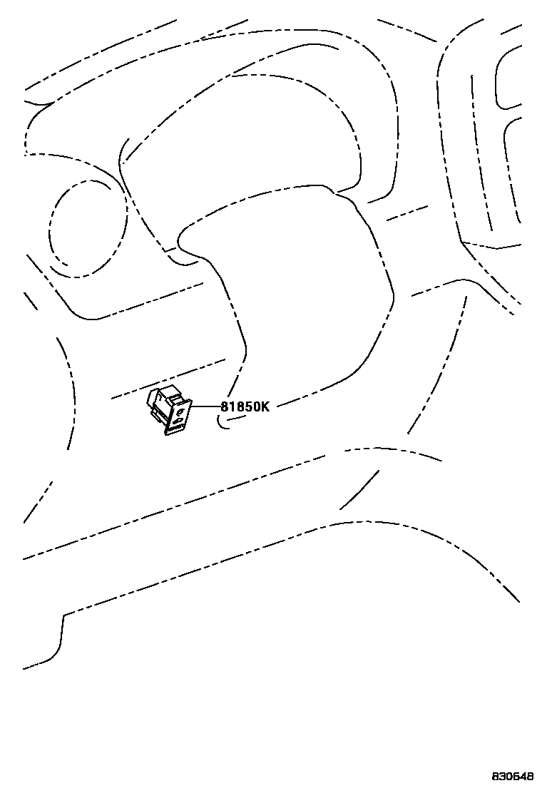 Toyota RAV4 indicator light EPC diagram — 830648