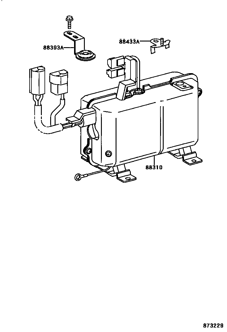 Toyota RAV4 Heating & Air Conditioning - Compressor EPC diagram — 873229