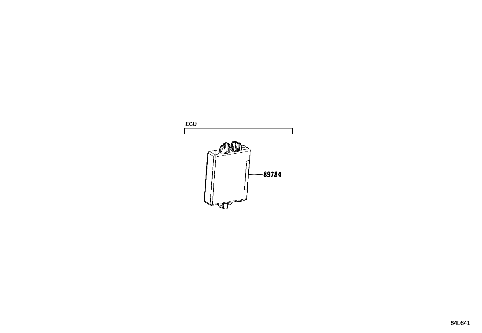 Toyota RAV4 防盗装置 EPC diagram — 84L641