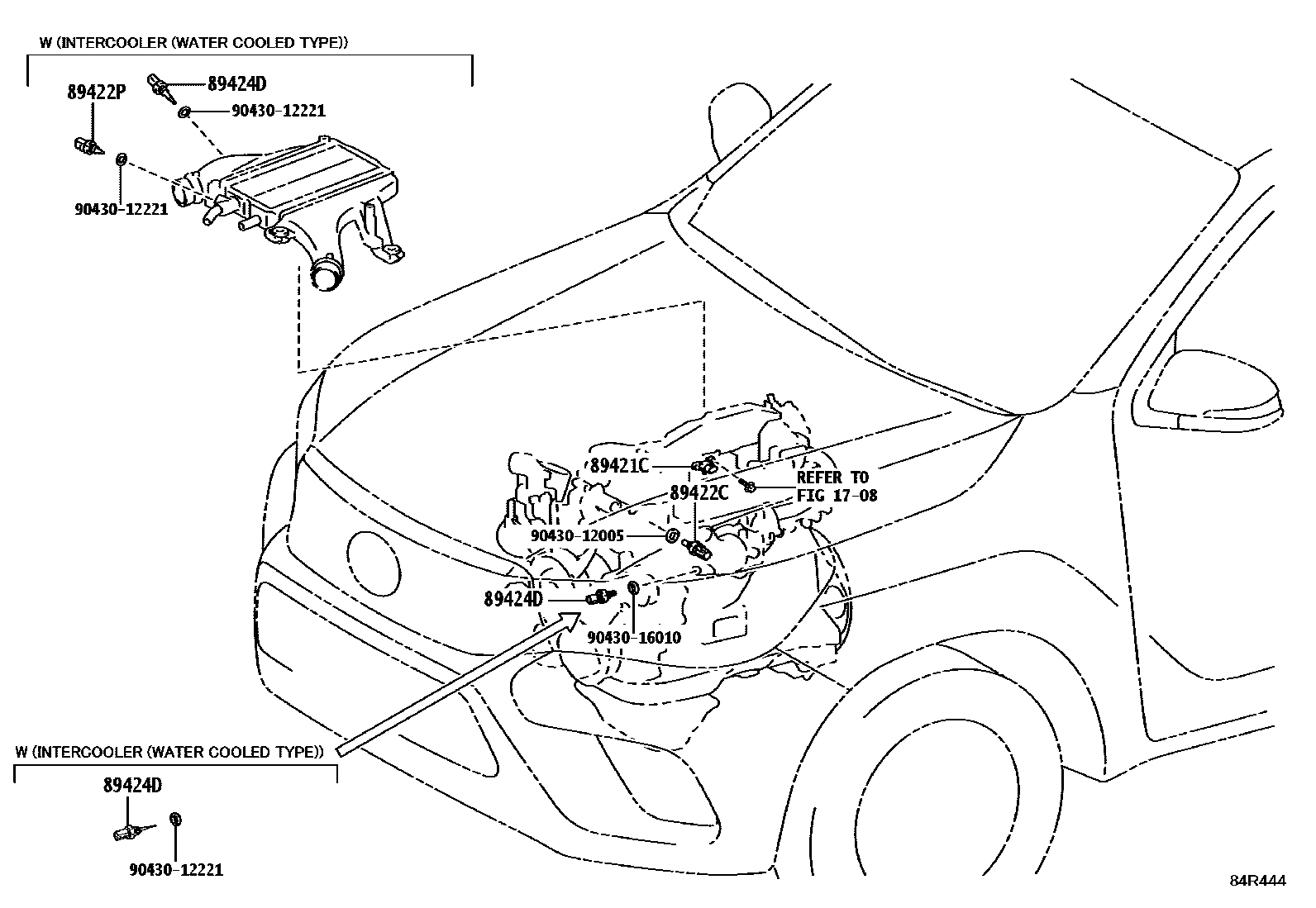 Toyota HILUX 电子控制柴油机(ECD) EPC diagram — 84R444